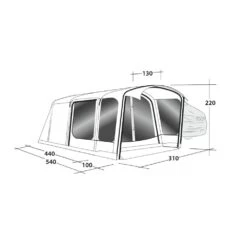 Outwell Jonesville 440sa Flex Awning 23 Outwell Jonesville 440sa Flex Awning -Vango Camping Shop 111412 jonesville 440sa flex drawing perspective2