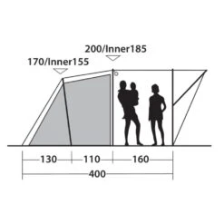 Outwell Sky 4 Tent (2025) -Vango Camping Shop 111424 sky 4 drawing other4