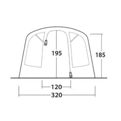 Outwell Colorado 5 Air Tent (2025) 19 Outwell Colorado 5 Air Tent (2025) -Vango Camping Shop 111466 colorado 5 air drawing other4