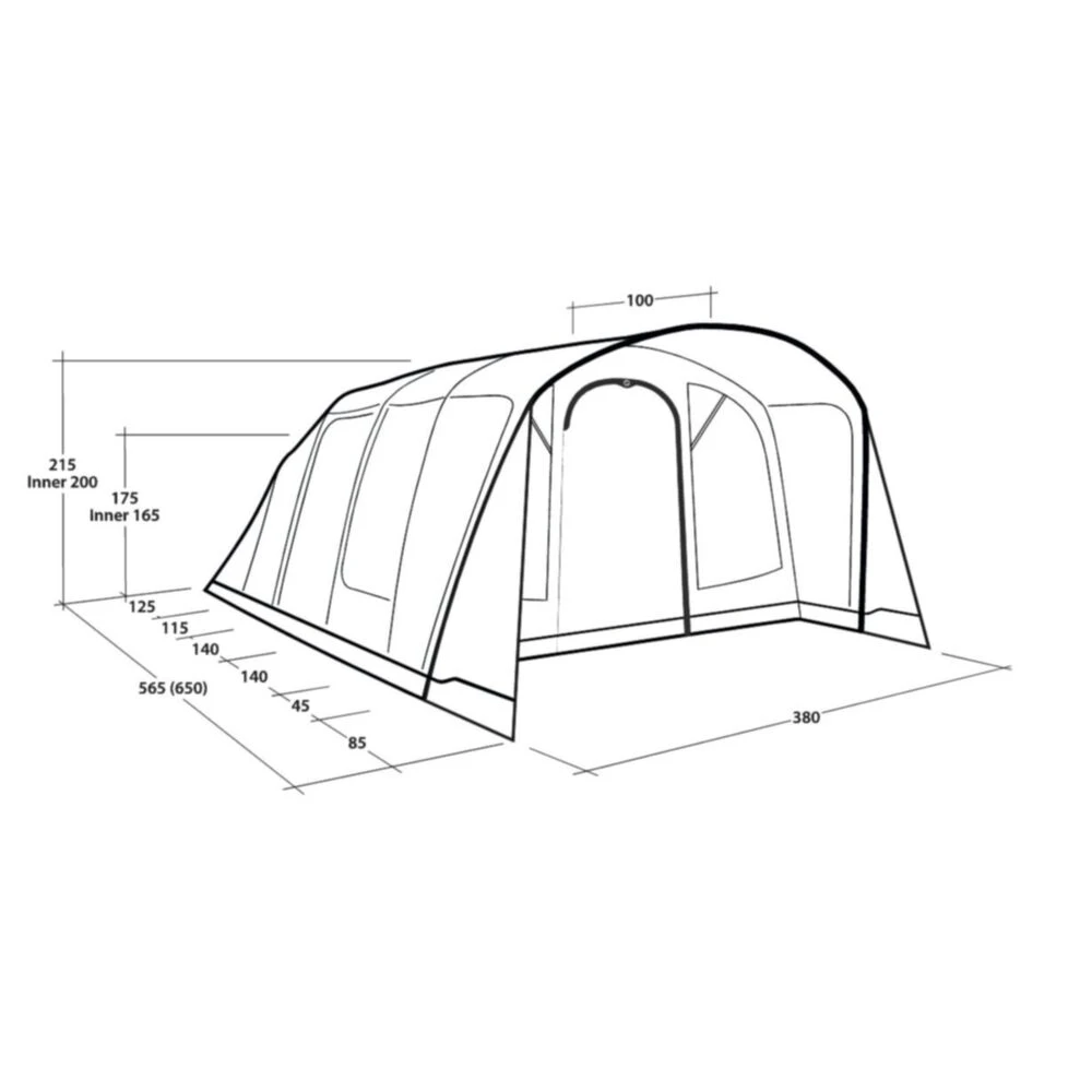 Outwell Colorado 6 Air Tent (2025) - Image 6
