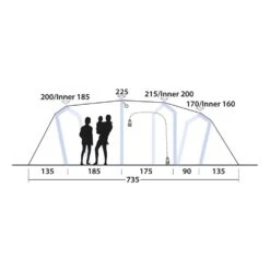 Outwell Hartford 6 Air Tent (2025) -Vango Camping Shop 111468 hartford 6 air drawing other6