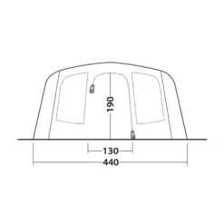 Outwell Tennessee 7 Air Tent (2025) 21 Outwell Tennessee 7 Air Tent (2025) -Vango Camping Shop 111471 tennessee 7 air drawing other5