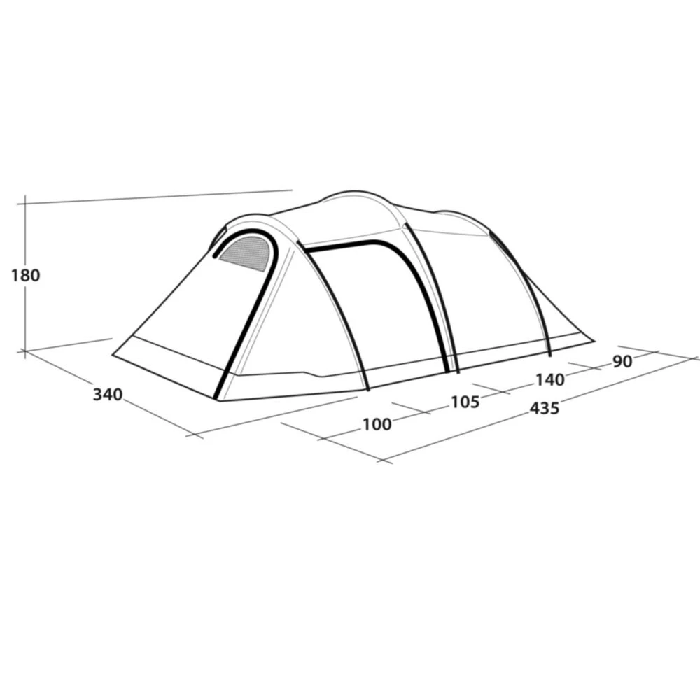 Outwell Earth 5 Plus Tent 4 Outwell Earth 5 Plus Tent - Image 2