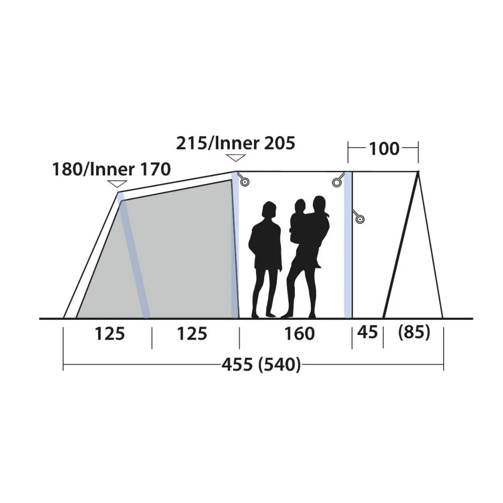 Outwell Flagstaff 5 Air Tent (2025) 13 Outwell Flagstaff 5 Air Tent (2025) - Image 11