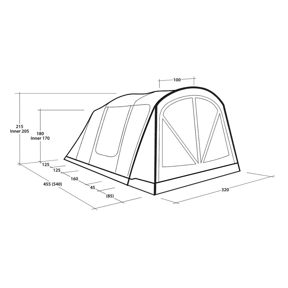 Outwell Flagstaff 5 Air Tent (2025) 14 Outwell Flagstaff 5 Air Tent (2025) - Image 12