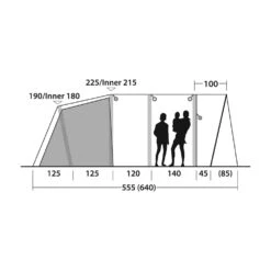 Outwell Florida 5 Air Tent (2025) 16 Outwell Florida 5 Air Tent (2025) -Vango Camping Shop 111489 florida 5 air drawing other4