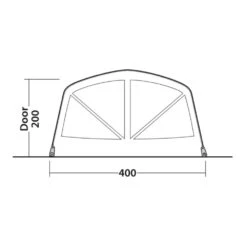Outwell Alabama 6 Air TC Tent (2025) 18 Outwell Alabama 6 Air TC Tent (2025) -Vango Camping Shop 111494 alabama 6 air tc drawing other4