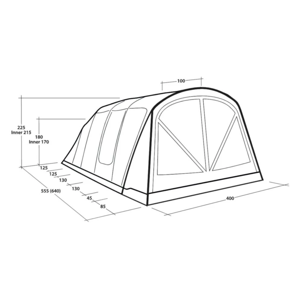 Outwell Alabama 6 Air TC Tent (2025) 8 Outwell Alabama 6 Air TC Tent (2025) - Image 6