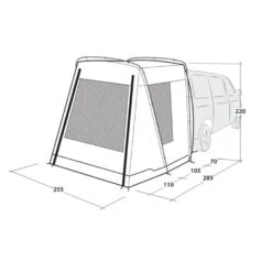 Outwell Dunecrest L Awning (2025) 22 Outwell Dunecrest L Awning (2025) -Vango Camping Shop 111498 dunecrest l drawing perspective2