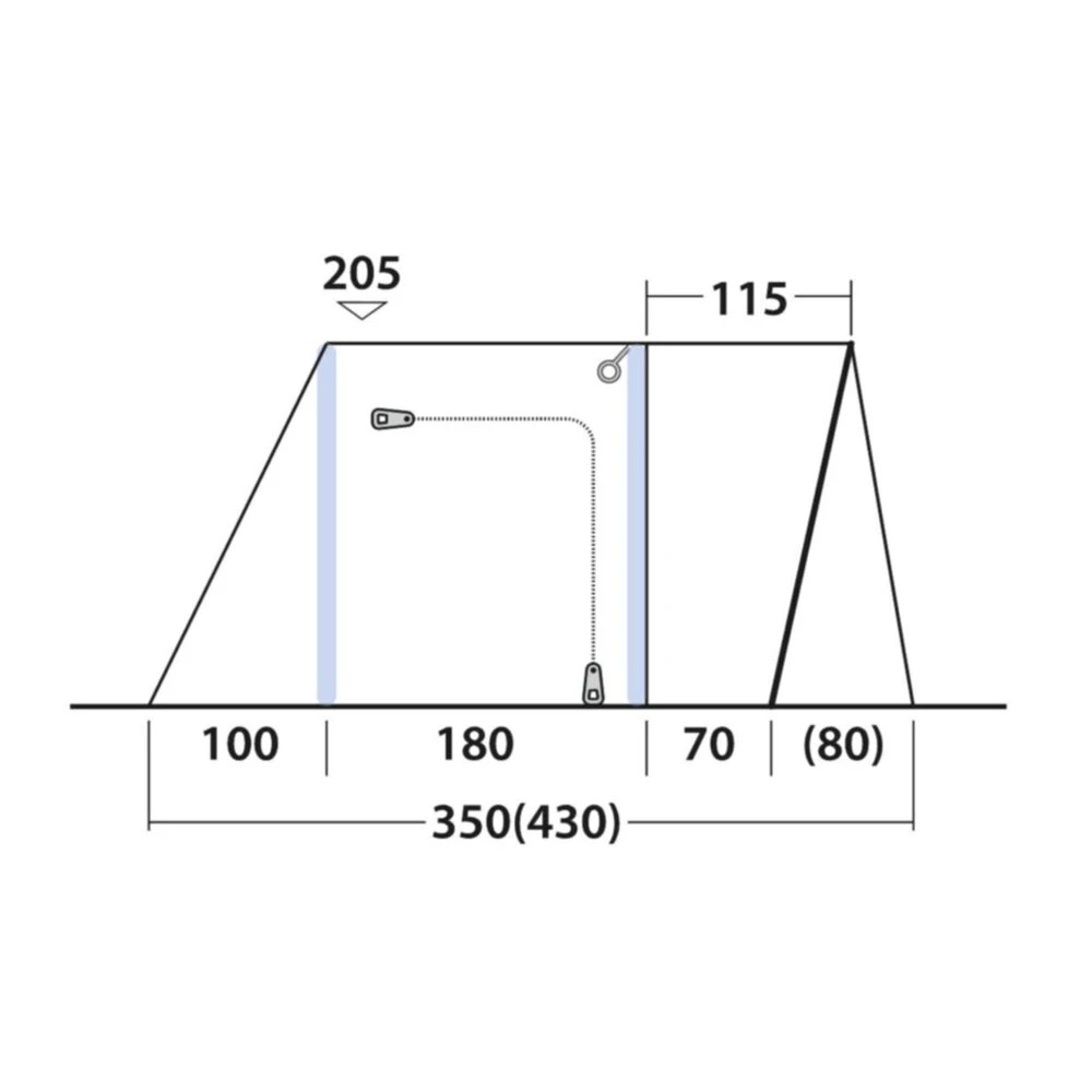 Outwell Talladega Air Awning (175-200cm) (2025) 8 Outwell Talladega Air Awning (175-200cm) (2025) - Image 6