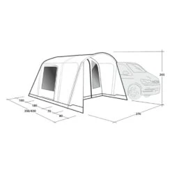 Outwell Talladega Air Awning (175-200cm) (2025) 22 Outwell Talladega Air Awning (175-200cm) (2025) -Vango Camping Shop 111503 talladega air drawing perspective2
