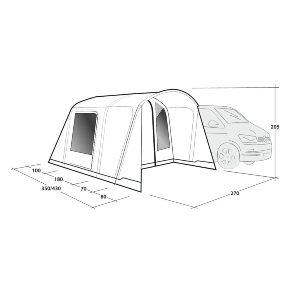 Outwell Talladega Air Awning (175-200cm) (2025) 9 Outwell Talladega Air Awning (175-200cm) (2025) - Image 7