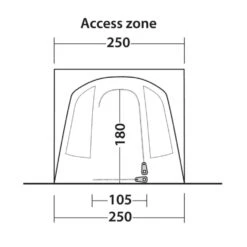 Outwell Pine Hills Awning (175-200cm) (2025) -Vango Camping Shop 111505 pine hills drawing other4