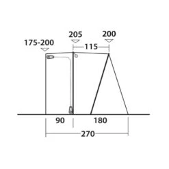 Outwell San Diego Awning (2025) -Vango Camping Shop 111506 san diego drawing other5
