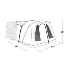 Outwell San Diego Awning (2025) -Vango Camping Shop 111506 san diego drawing perspective2