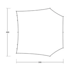 Outwell Louisiana Tarp TC (2025) -Vango Camping Shop 111512 louisiana tarp tc drawing floorplan3
