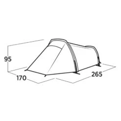 Easy Camp Sarek 2 Tent -Vango Camping Shop 120468 sarek 2 drawing perspective2