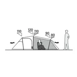 Easy Camp Hemsedal 3 Tent (2025) 17 Easy Camp Hemsedal 3 Tent (2025) -Vango Camping Shop 120474 hemsedal 3 drawing other4