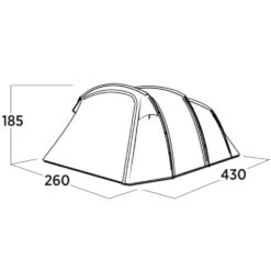 Easy Camp Bokna 4 Tent (2025) -Vango Camping Shop 120494v25 061
