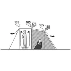 Easy Camp Bokna 4 Tent (2025) -Vango Camping Shop 120494v25 063