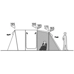 Easy Camp Bokna 5 Tent (2025) -Vango Camping Shop 120495v25 063