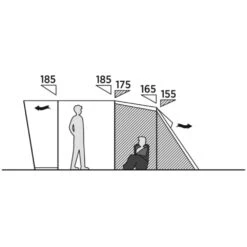 Easy Camp Romsdal 4 Tent (2025) 23 Easy Camp Romsdal 4 Tent (2025) -Vango Camping Shop 120496v25 063