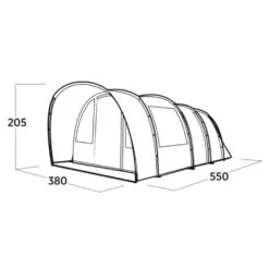 Easy Camp Romsdal 6 Tent (2025) -Vango Camping Shop 120498v25 061