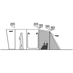 Easy Camp Romsdal 6 Tent (2025) -Vango Camping Shop 120498v25 063