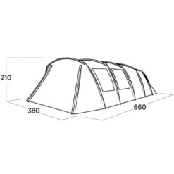 Easy Camp Glomma 6 Tent (2025) -Vango Camping Shop 120499v25 061