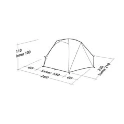 Robens Boulder 3 Tent (2024) 20 Robens Boulder 3 Tent (2024) -Vango Camping Shop 130344 boulder 3 drawing perspective2