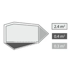 Robens Challenger 2 Exp Tent (2025) 27 Robens Challenger 2 Exp Tent (2025) -Vango Camping Shop 130405 challenger 2 exp drawing other4