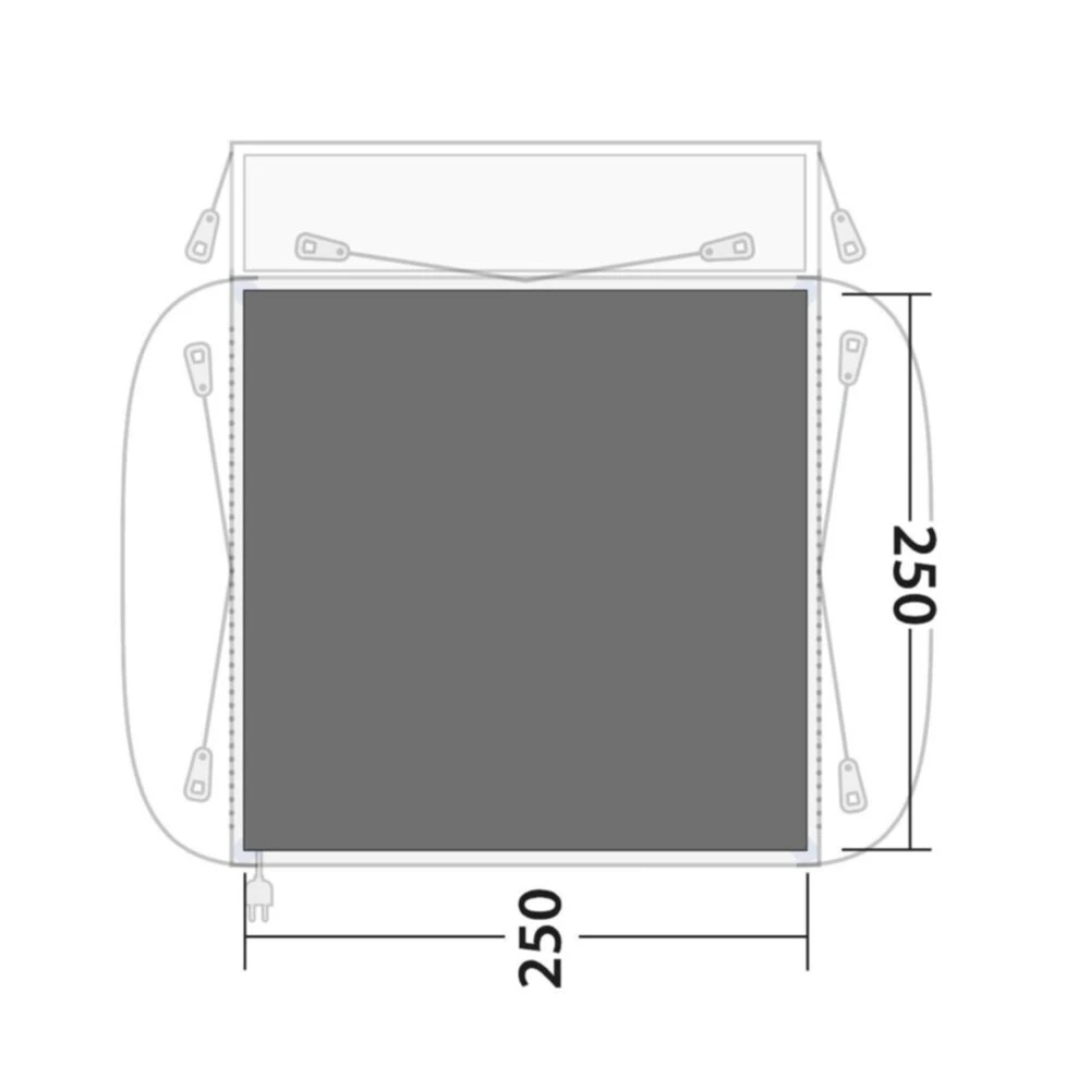 Outwell Milestone / Bremburg Footprint Groundsheet 4 Outwell Milestone / Bremburg Footprint Groundsheet - Image 2
