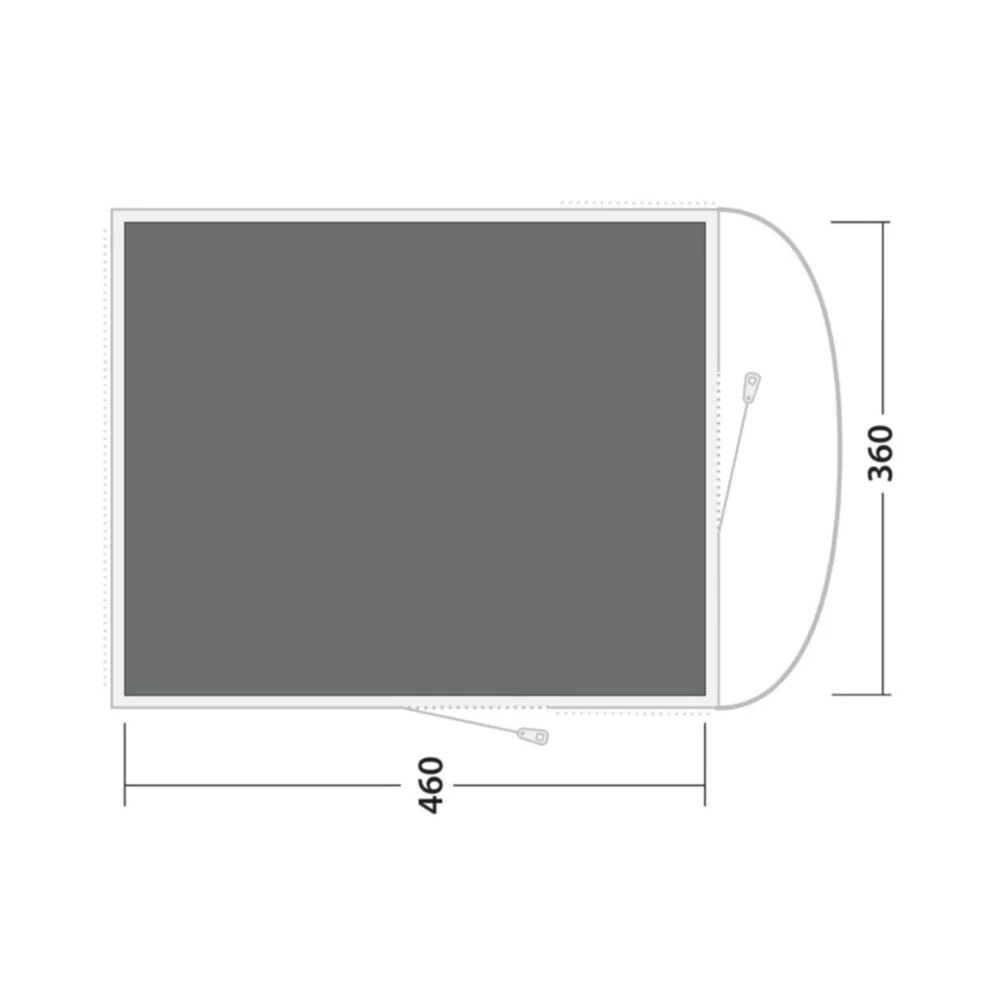 Outwell Sky 6 Footprint Groundsheet (460 X 360cm) 4 Outwell Sky 6 Footprint Groundsheet (460 X 360cm) - Image 2