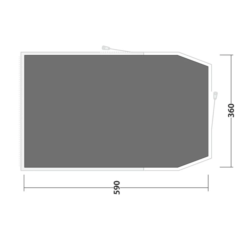 Outwell Rockwell 6 Footprint Groundsheet (590 X 360cm) 4 Outwell Rockwell 6 Footprint Groundsheet (590 X 360cm) - Image 2