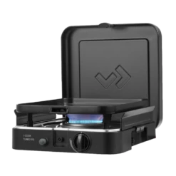 Dometic Cadac 1 Cook Turbo FFD Flat Grill Plate QR Stove 2025 -Vango Camping Shop 1 cook turbo ffd flame lit