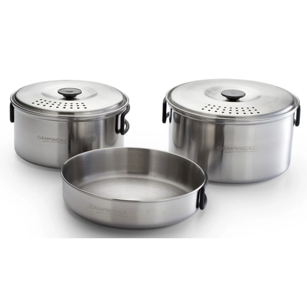 Campingaz Stainless Steel Camping Kit (2024) 4 Campingaz Stainless Steel Camping Kit (2024) - Image 2