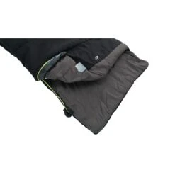 Outwell Celebration Lux Sleeping Bag (Black) -Vango Camping Shop 230360 celebration lux black left side zipper feature photo12