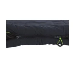 Outwell Camper Lux "L" Sleeping Bag Deep Blue -Vango Camping Shop 230392 camper lux left side zipper feature photo2