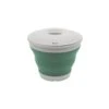Outwell Collaps Bucket With Lid - Shadow Green 1 Outwell Collaps Bucket With Lid - Shadow Green -Vango Camping Shop 651122 collaps bucket round w lid shadow green feature photo3