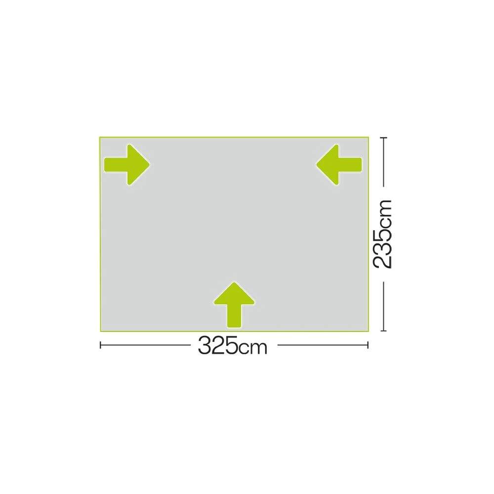 Quest Falcon Pro 325 Poled Porch Caravan Awning 6 Quest Falcon Pro 325 Poled Porch Caravan Awning - Image 4