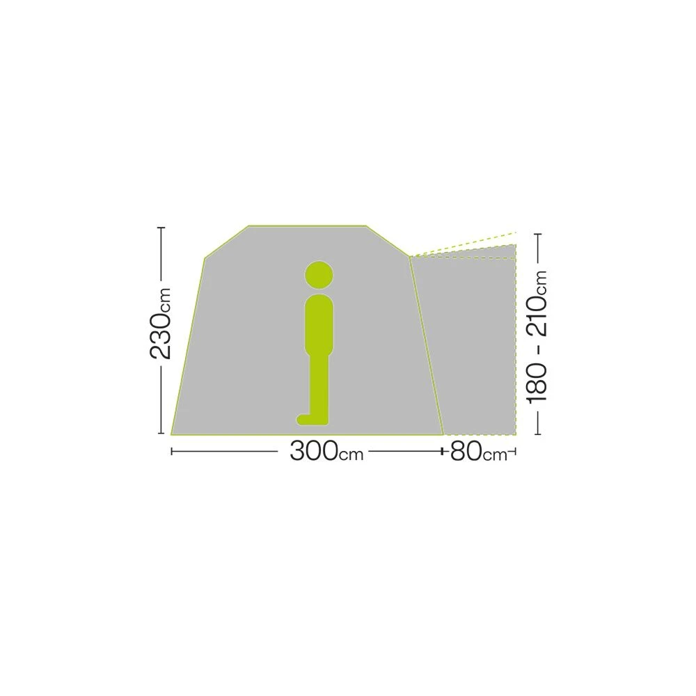 Quest Eagle Air Drive Away Awning (Low: 180-210cm) 5 Quest Eagle Air Drive Away Awning (Low: 180-210cm) - Image 3