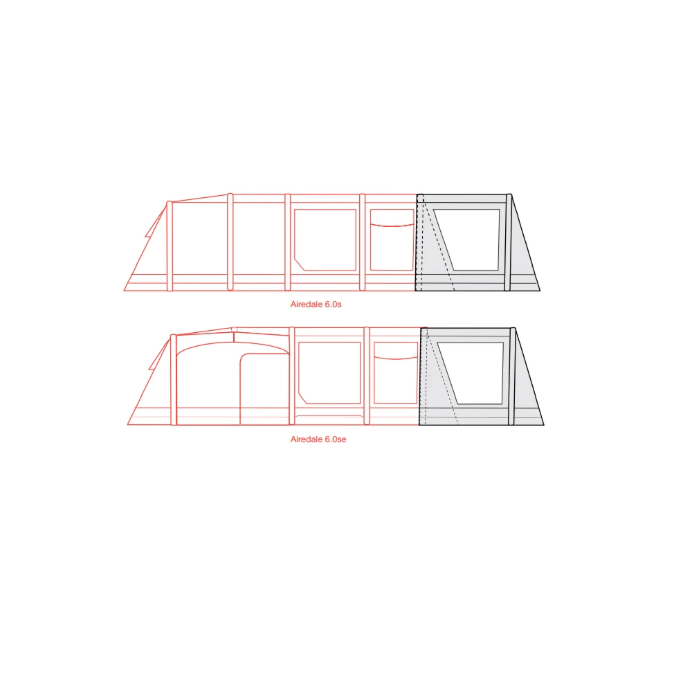 Outdoor Revolution Airedale 6.0s / 6.0se Front Porch Extension 4 Outdoor Revolution Airedale 6.0s / 6.0se Front Porch Extension - Image 2