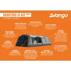 Vango Airbeam Vango Anantara IV 650xl Air Tent -Vango Camping Shop anantara iv air 650xl lowres