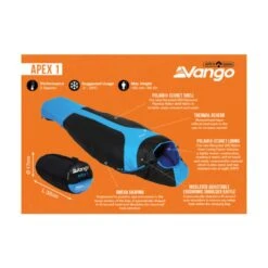 Vango Apex 1 Sleeping Bag -Vango Camping Shop apex 1 infographic lr