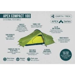 Vango Apex Compact 100 Tent 16 Vango Apex Compact 100 Tent -Vango Camping Shop apex compact 100 1
