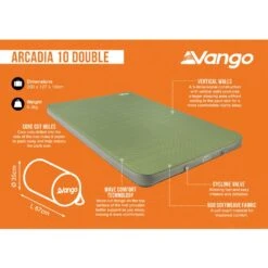 Vango Arcadia 10 Double Self Inflating Mat 17 Vango Arcadia 10 Double Self Inflating Mat -Vango Camping Shop arcadia 10 double infographic lowres