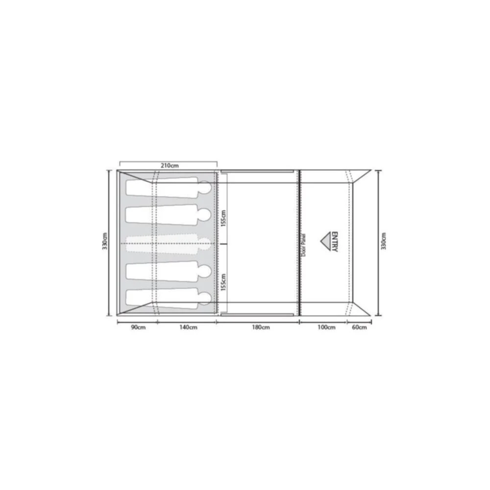 Outdoor Revolution Atom 500 Air Tent (2025) 5 Outdoor Revolution Atom 500 Air Tent (2025) - Image 3
