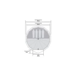 Outdoor Revolution Bell Star 400 - Polycotton (2025) -Vango Camping Shop bell star floor1