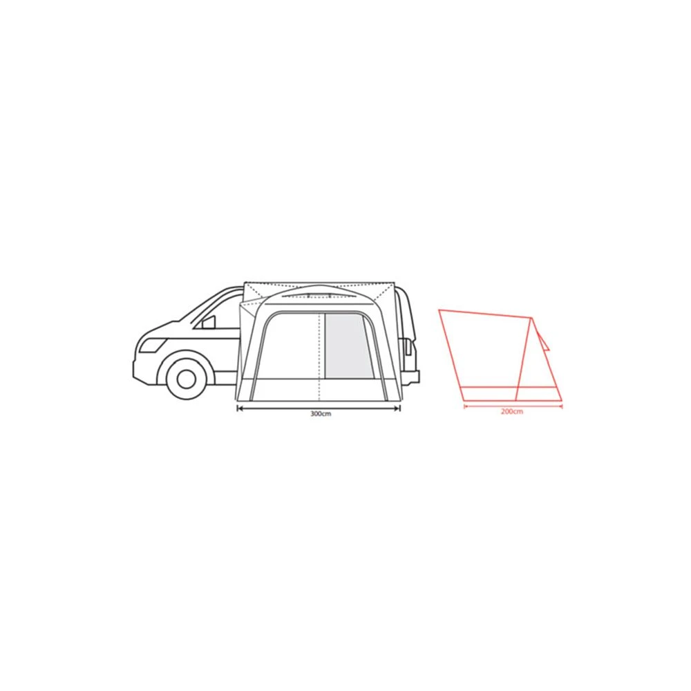 Outdoor Revolution Cayman Air High Awning (255-305cm) 9 Outdoor Revolution Cayman Air High Awning (255-305cm) - Image 7