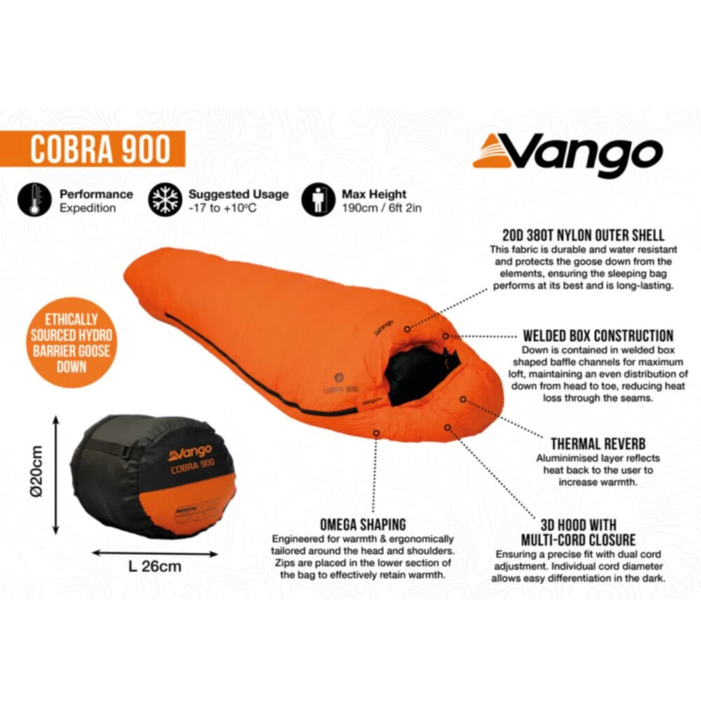 Vango Cobra 900 Sleeping Bag 8 Vango Cobra 900 Sleeping Bag - Image 6